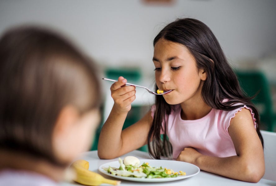 Alimentazione sana a scuola: il legame con i voti in matematica
